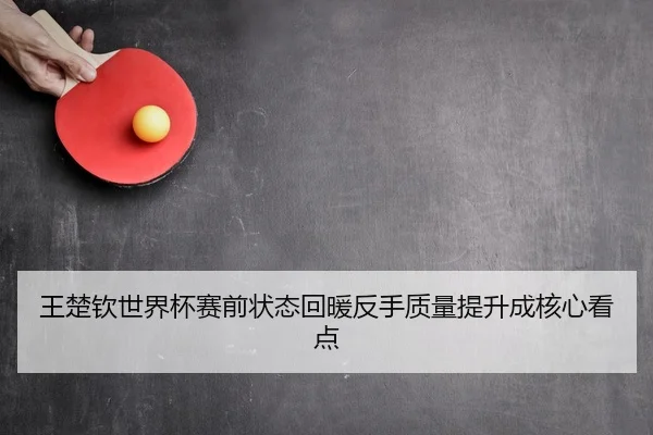 王楚钦世界杯赛前状态回暖反手质量提升成核心看点